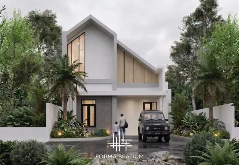 Modern Minimalist Tropical Home