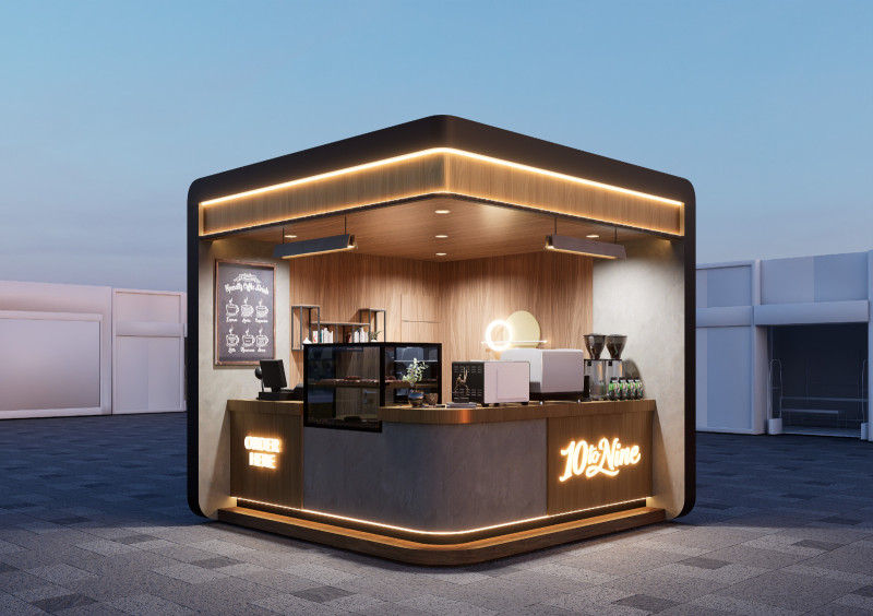 The Modern Coffee Kiosk Design