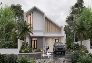Modern Minimalist Tropical Home